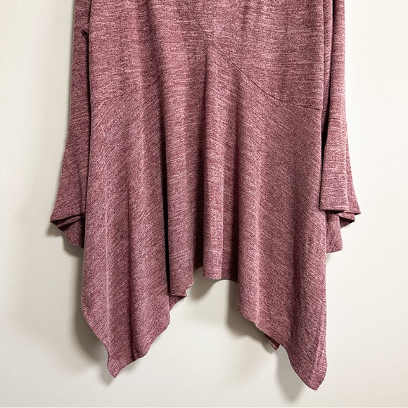 JMS Just My Size Bell Sleeve Lightweight Deep V-Neck Top Size 5X - Picture 4 of 10